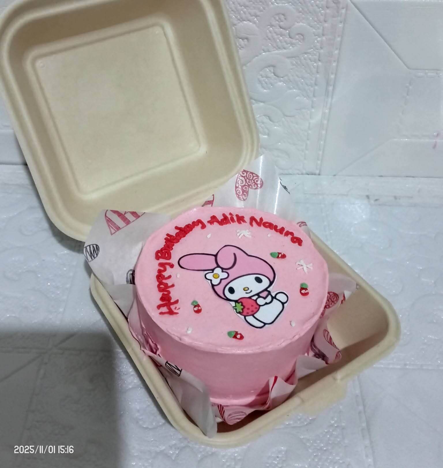 Bento Cake Spesial Nara Cakes Bandung - Mini Birthday Cake