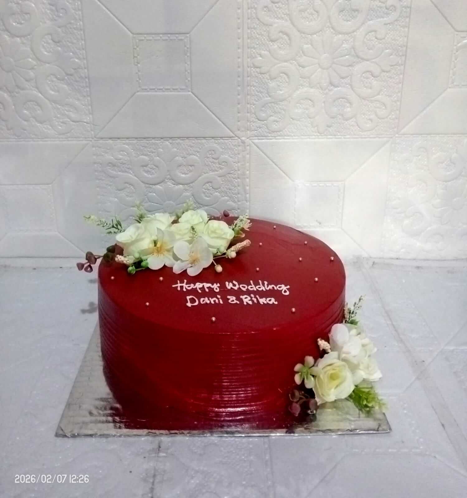 Wedding Cake Custom Nara Cakes Bandung - Kue Pernikahan Custom